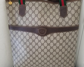 Vintage Gucci GG Travel Tote