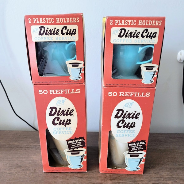 VINTAGE DIXIE CUP Coffee Service-New- in original packaging