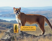 Samsung Frame TV Art, Mountain Lion Wildlife Landscape (Digital Download) 31