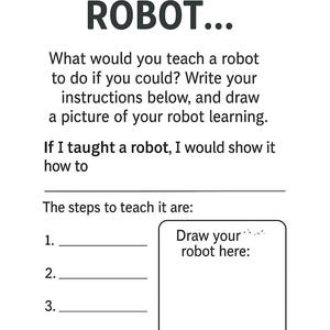Coding Journal Printables for Kids: STEM & AI Activities (digital ...