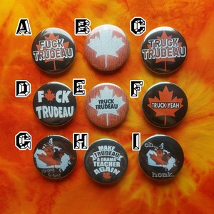 HONK Pinback Button Badge Truck Trudeau Castreau Canadian Freedom Convoy 2022 meme pin TRUCK YEAH meme fringe minority