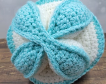 Crochet Amish Puzzle Ball - Two-toned