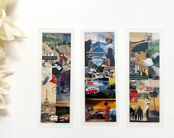 Kristin Hannah Bookmarks: Laminated Collage, Book Lover Gift