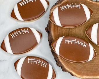Football Cookies, 2 dozen