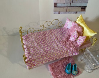 Minky doll bedding set