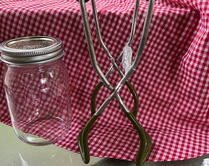 Vintage Canning Jar Lifter Earth Grown Jar Lifter Black Handles and