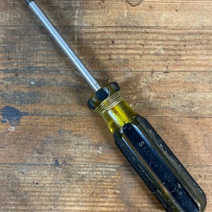 Vintage Stanley 100 Plus #2 Phillips Head Screwdriver - 8&quot; Stanley Screwdriver 64-102  2Pt - Made in USA - Circa 70s/80s