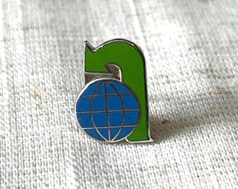 Pin de solapa vintage de los años 70 de Acteens - Grupo Juvenil Femenino de la Iglesia Bautista