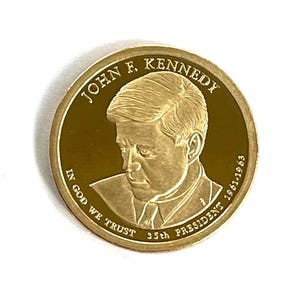 2015 S John F. Kennedy Presidential Dollar Proof - Small Dollar Proof Coin from the San Francisco Mint