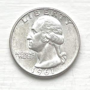 1961 D Individual Washington Quarters - Circulated - 90% Silver - Three to Choose From the  Denver Mint
