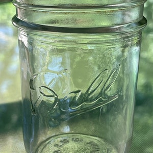 Vintage Ball Half Pint Jelly Jar - Ball Half Pint Mason - Circa 1950&#39;s/60&#39;s