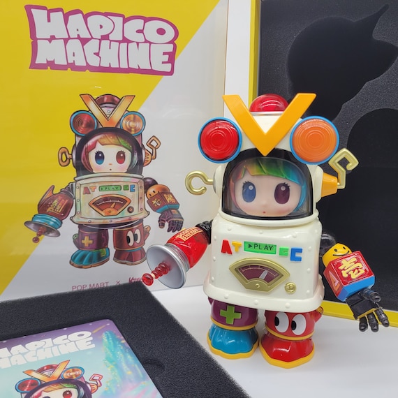 POPMART HAPIKO Machine by Yosuke Ueno 200% Figurine - Etsy