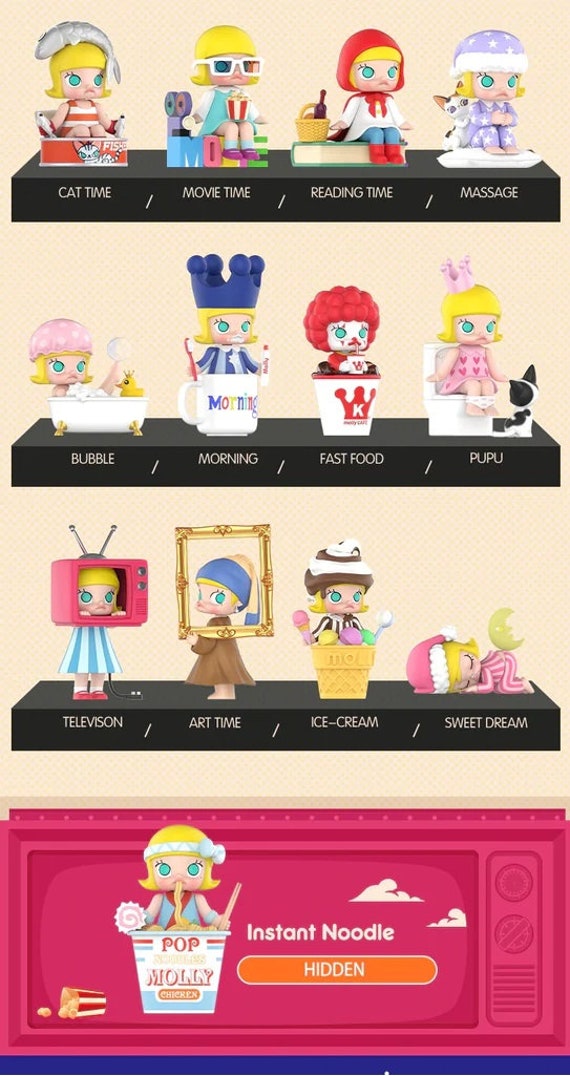 POPMART One Day of Molly Blind Box Series 4 Art Time 1pc - Etsy