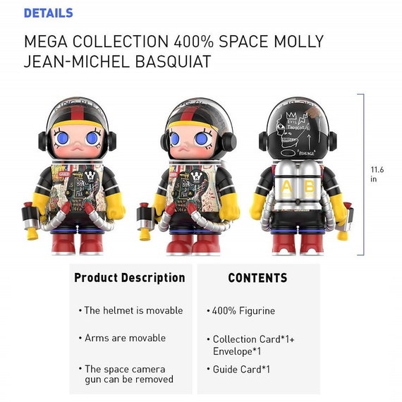 Space Molly 400% JEAN-MICHEL BASQUIAT