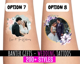 Temporary Wedding Favour Tattoos | Stag Do | Groom and Bride Tattoo | Hen Party Tattoos | Groom Goals | #Groomgoals | Personalised Tattoos |