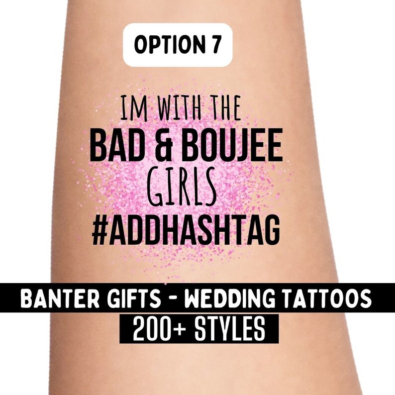 Temporary Stag Do Happy Birthday Tattoo Hen Party Tattoos Etsy