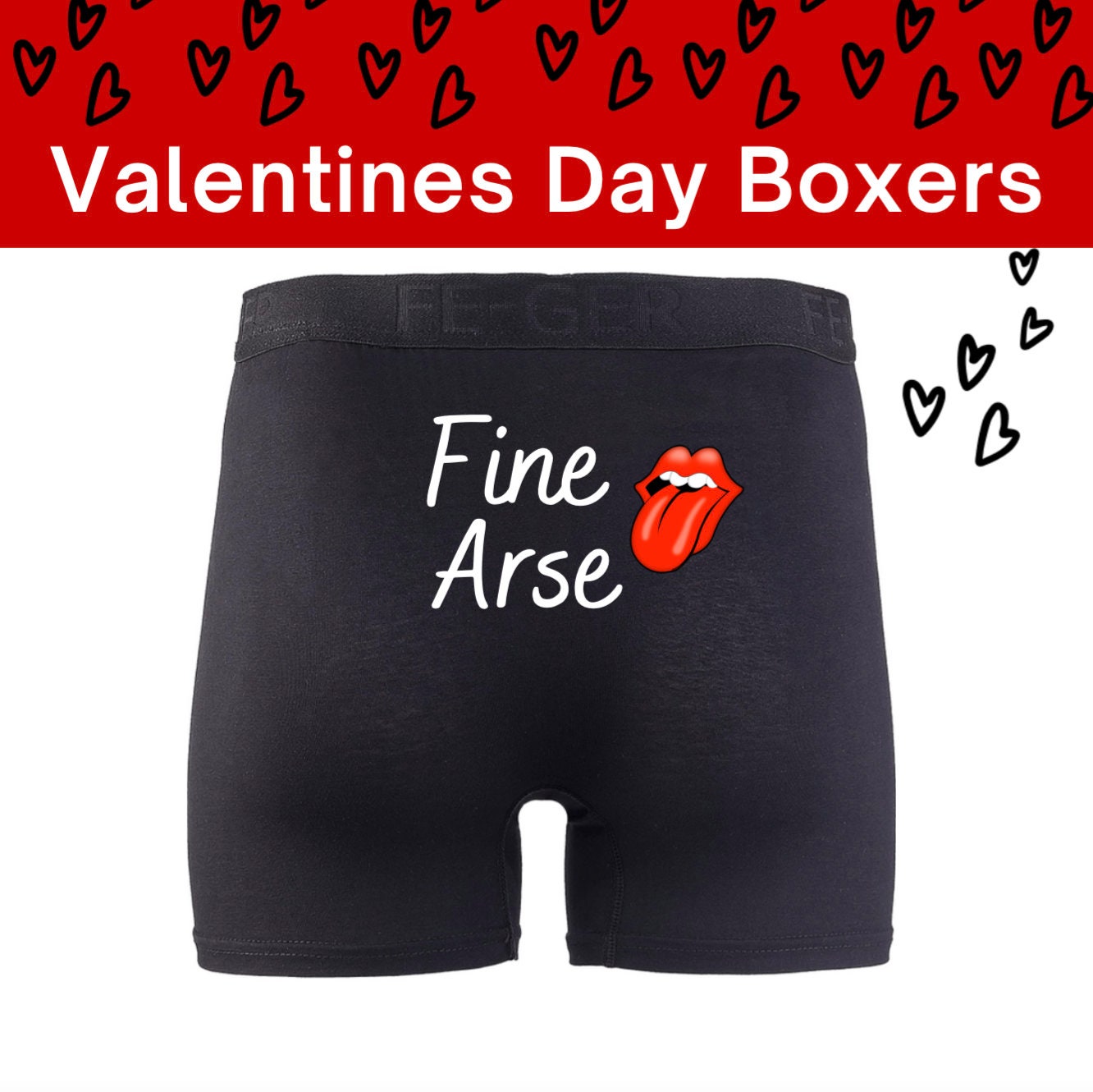 Custom Boxers, Face Boxers, Valentines Day Boxers, girlfriend's panties,  Gift for Boyfriend, Gift for Husband, Valentines Day