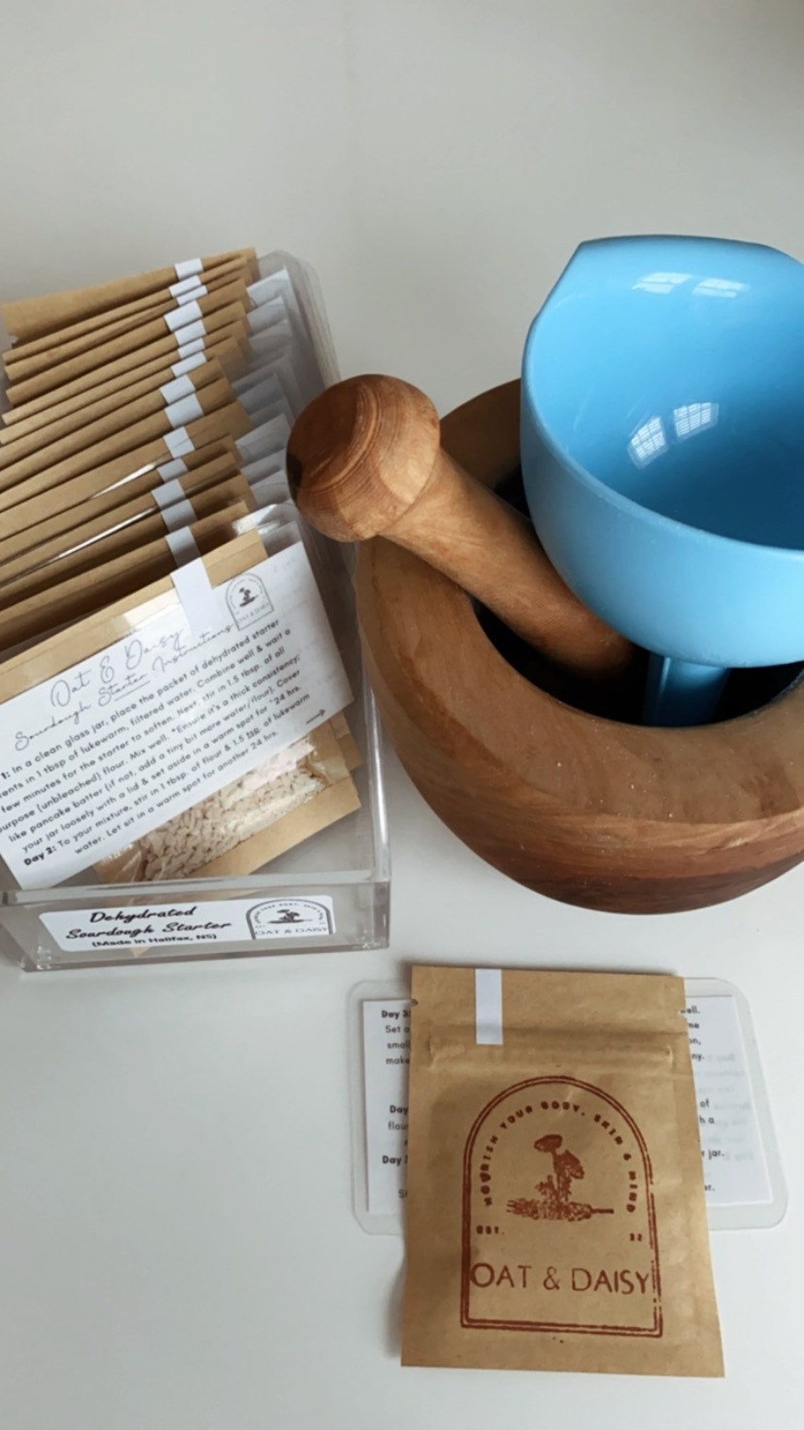 Dehydrated Sourdough Starter & Digital Bread Recipe Organic Unbleached