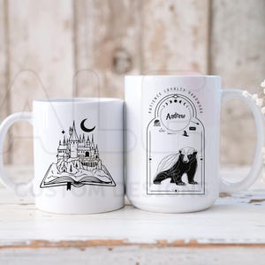 Wizarding School House Ceramic Mug (11oz, 15oz), HP House Mug, Universal Vacation Mug, Wizard World Gift Mug, Wizard Houses Mug