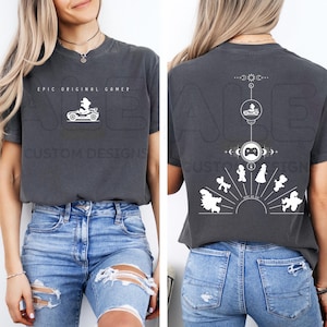 Vintage Chronos Portal Mario and Characters Comfort Colors® Shirt, Retro Mario Universal Shirt, Universal Vacation Trip T-Shirt, Gamer Shirt