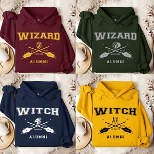 Wizarding School House Hoodie Sweatshirt, HP House Hoodie Sweater, Universal Vacation Hoodie Sweatshirt, Wizard Alumni Hoodie Sweatshirt