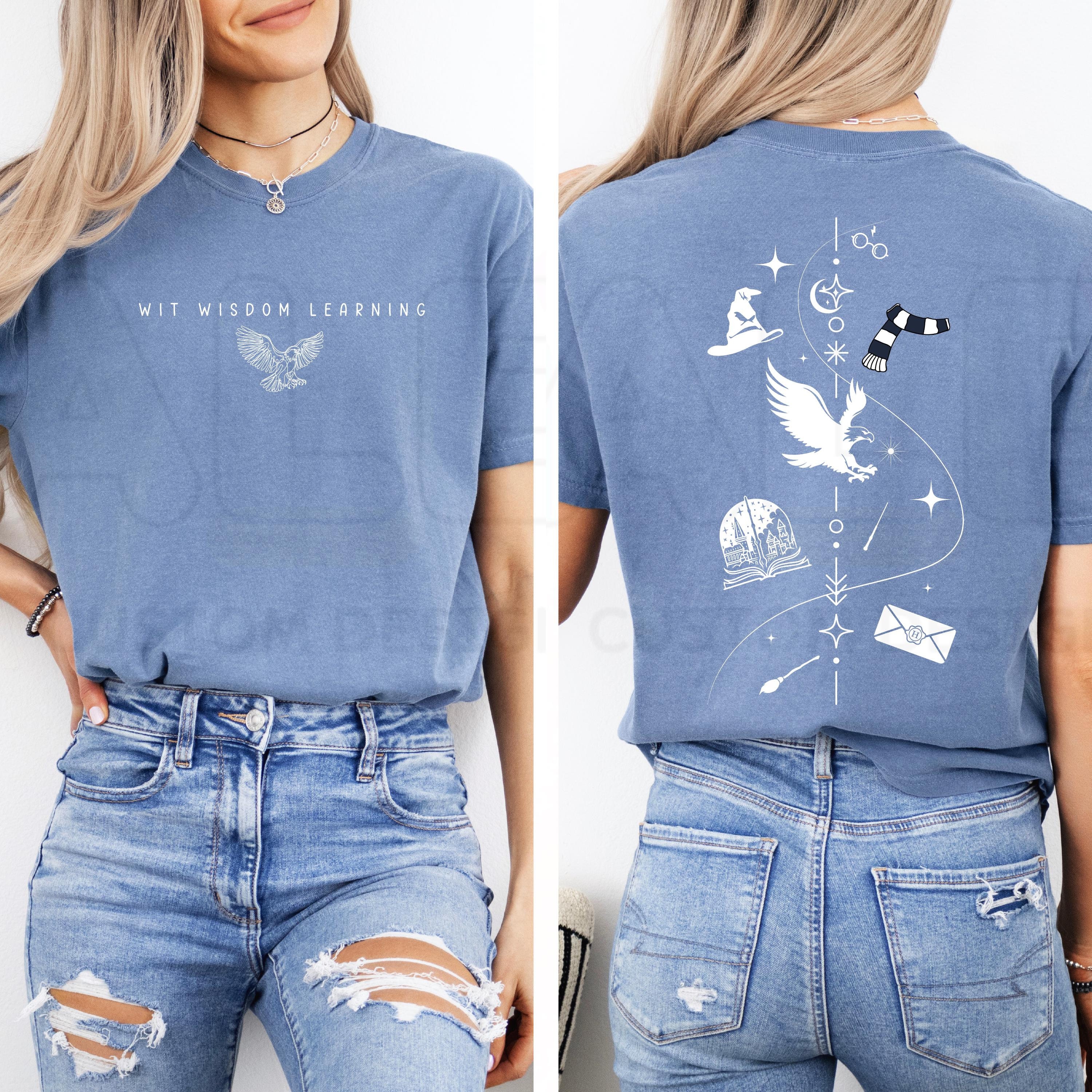 Comfort Colors® Wizarding School House T-Shirt, HP House Shirt, Universal Vacation T-Shirt, Wizard World Gift, Vintage Wizard Houses Shirt