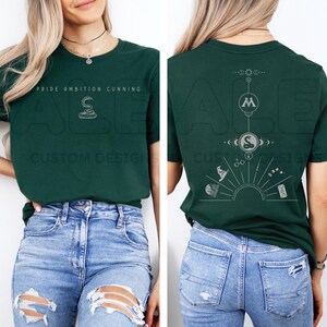 Bella Canvas Chronos Wizarding School House T-Shirt, HP House Shirt, Epic Universal Vacation T-Shirt, Wizard World Gift, Wizard Houses Shirt