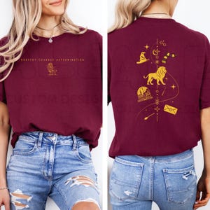 Gildan Wizarding School House T-Shirt, HP House Shirt, Universal Vacation T-Shirt, Wizard World Gift, Wizard Houses Shirt, Wizard Tee