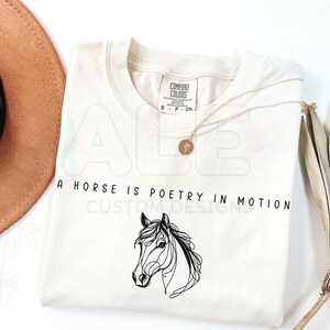 Vintage Horse Minimalist Comfort Colors® Shirt, Retro Western Horse Lovers Shirt, Rodeo Horse T-Shirt, Country Cowgirl T-Shirt, Cowboy Shirt