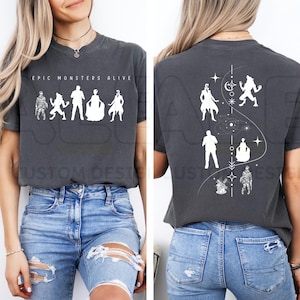 Vintage Monsters Dark Universe Comfort Colors® Shirt, Retro Monsters Universal Shirt, Universal Vacation Trip T-Shirt, Horror Universe Shirt