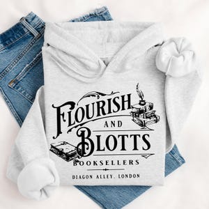 Wizard Book Shop Hoodie Sweatshirt, Wizarding School House Sweatshirt, Universal Vacation T-Shirt, Wizard World Gift, Wizard Book Lover