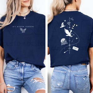 Gildan Wizarding School House T-Shirt, HP House Shirt, Universal Vacation T-Shirt, Wizard World Gift, Wizard Houses Shirt, Wizard Tee
