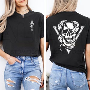 Pocket Wizard Death Eater Comfort Colors® Vintage Shirt, Wizarding School House Shirt, Morsmordre Dark Arts Shirt, Universal Vacation Shirt