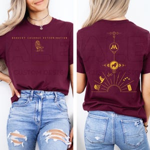 Bella Canvas Chronos Wizarding School House T-Shirt, HP House Shirt, Epic Universal Vacation T-Shirt, Wizard World Gift, Wizard Houses Shirt