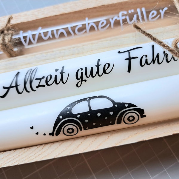 Geschenkset zum bestandenen Führerschein " Mädchenvariante"