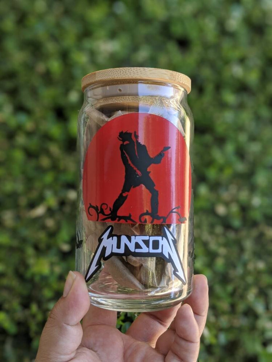 Munson Glass Cup / Dnd Ice Coffee Cup Etsy