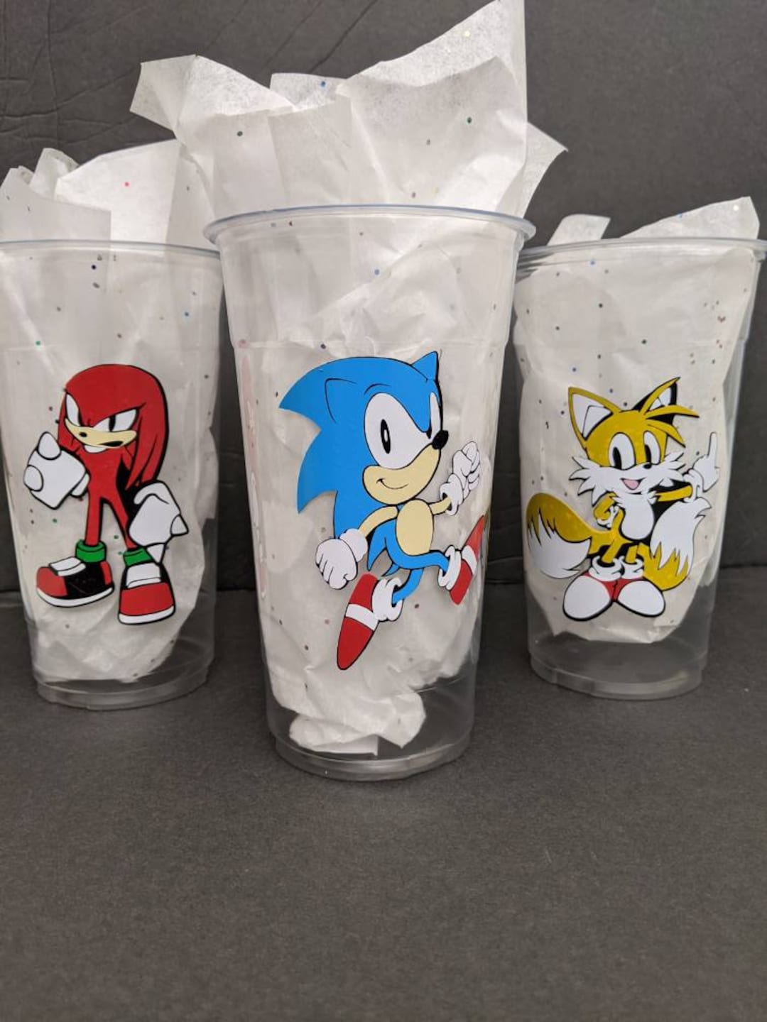 Sonic the Hedgehog Party Favors / Sonic the Hedgehog Goodie Cups