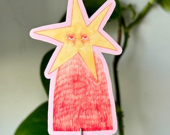 Once Upon a Star Art Sticker