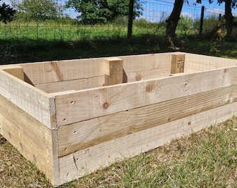 Raised Bed Planter kit - Reclaimed-Repurposed- ECO FRIENDLY Veg box Pallet Wood