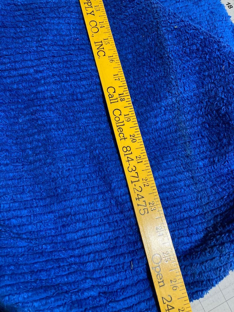 All Cotton Chenille Fabric by the Half Yard in Various Colors Etsy