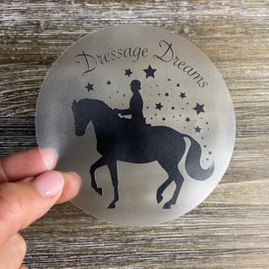 Dressage sticker/dressage decal/horse sticker/equestrian sticker/barn gift/equestrian gift/sporthorse sticker/dressage decoration/dressage