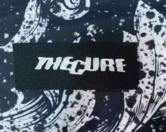 Hand Painted The Cure Sew-On Patch | Goth | Goth Rock | Post Punk | DIY | 5x2