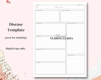 Disease Template - Nursing School - Clinical Study - Digital
