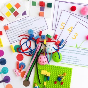 Busy Bags Set for toddler 3 year old 4 year old 5 year old travel activity toddler birthday gift easter basket gift