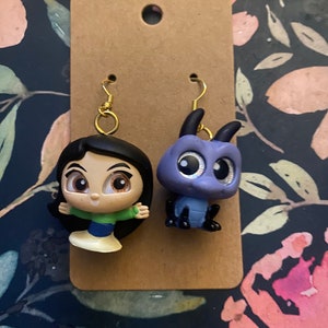 Mulan Doorable Mushu Cri-Kee earrings