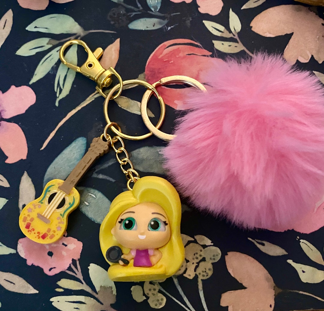 Doorables Princess Rapunzel Tangled Backpack Keychain - Etsy