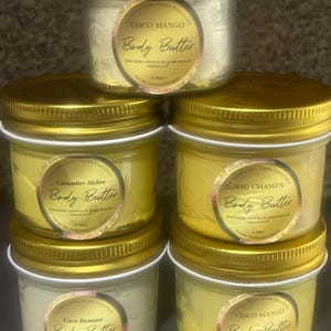 Natural Body Butter: Dry Skin Moisturizer