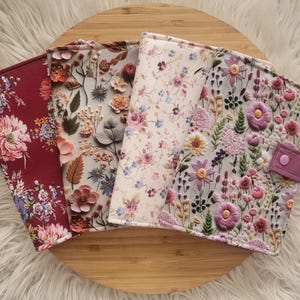 Floral E-Reader tablet cover - to  fit up to 20cm x 15cm tablets