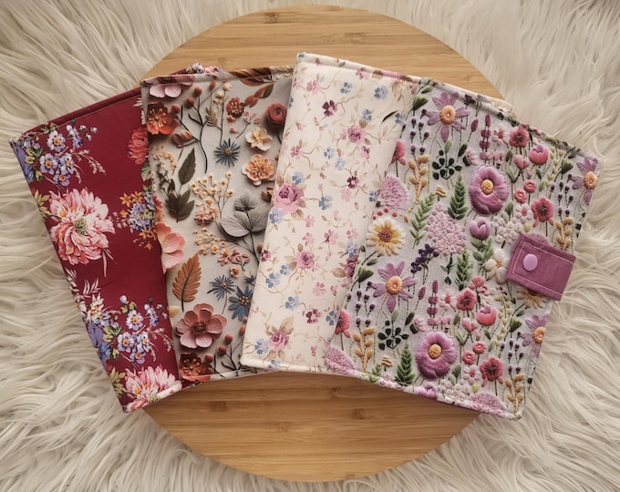 Floral E-Reader tablet cover - to  fit up to 20cm x 15cm tablets