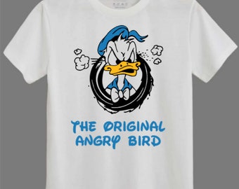 Camiseta divertida con el eslogan original de Angry Bird - tallas para mujer para hombre XS - XXL